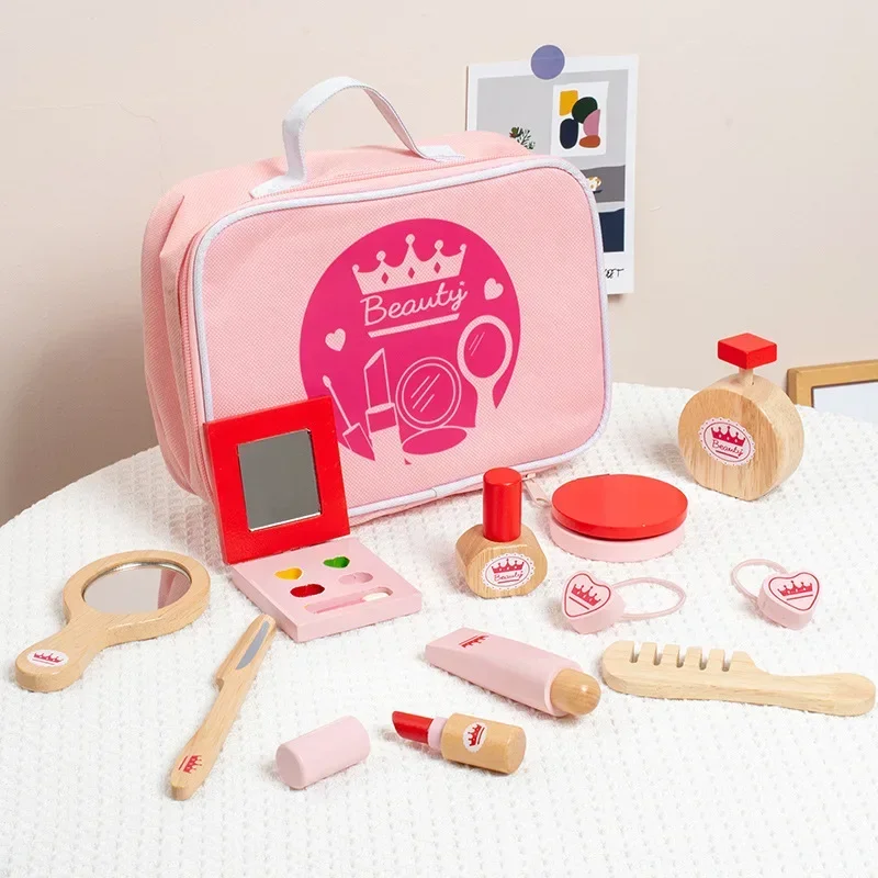 Beauty Makeup For Kids - 子供のためのシミュレーションゲーム,女の子のための木製のおもちゃ,美しい化粧品