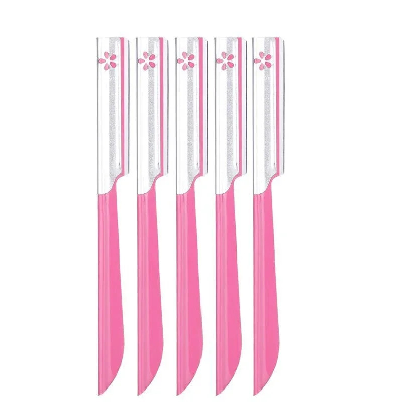 Beauty Of Joseon Makeup Remover - 5pc 眉毛脱毛器セット女性のためのメイクアップ美容眉毛脱毛スタイリングツール鋼刃顔かみそりトリマー
