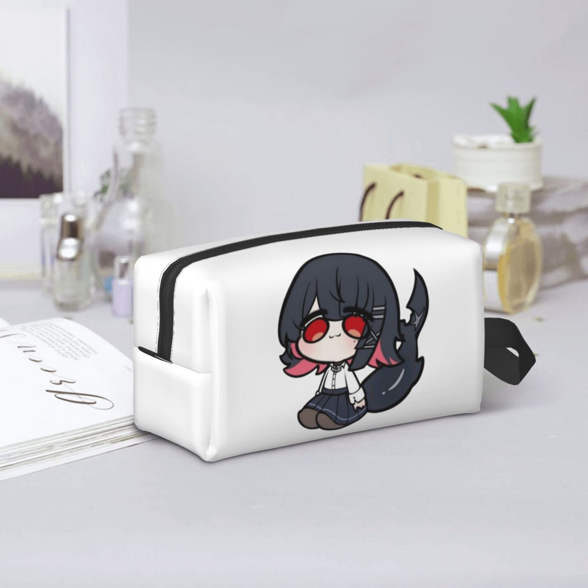 Beauty Zone Makeup - アニメゼンレスゾーンゼロちびエレンジョーメイクアップバッグ化粧品オーガナイザー収納ドップキットトイレタリー化粧品バッグ女性用美容