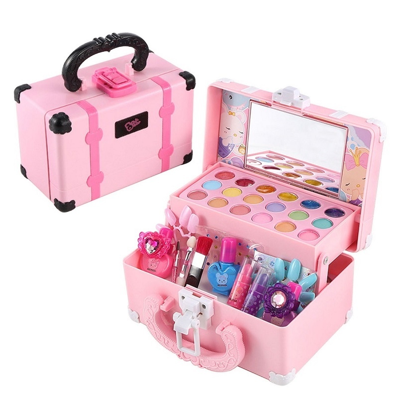 Beauty Makeup For Kids - 子供用メイクセット 口紅 メイクごっこ遊び おもちゃ 化粧品 知育玩具