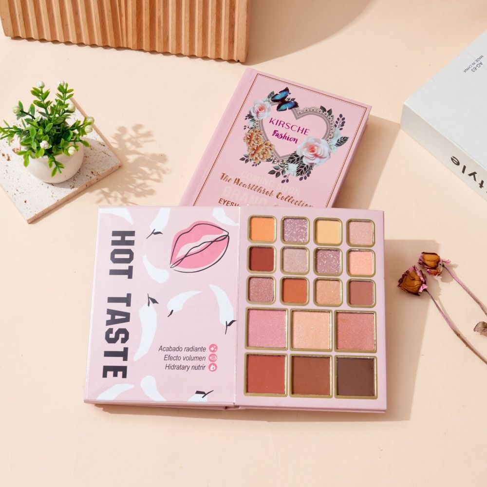 Beauty Book Makeup Kit - 新しいマットメイクアップパレットブックアイシャドウロングラスティングビューティーブックメイクアップキットハイライター多機能フェイス＆アイコスメティックス