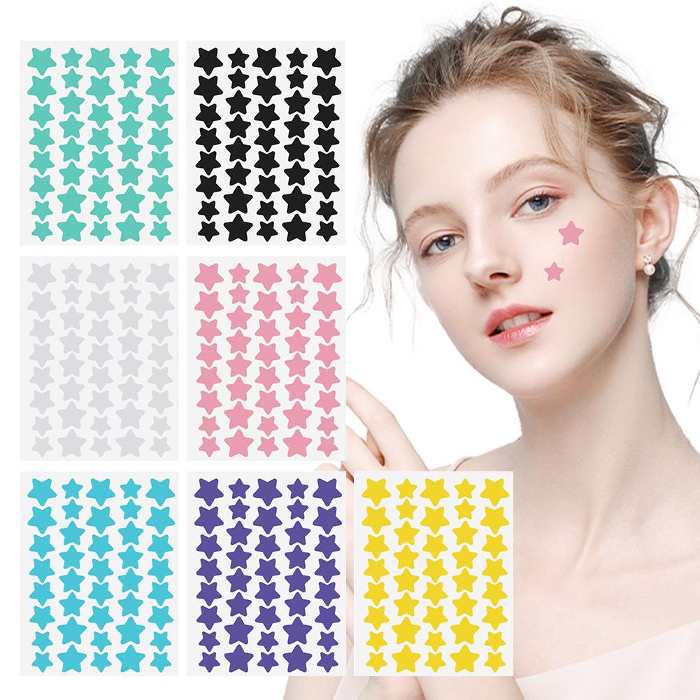 Beauty Zone Makeup - カラフルな星型ニキビパッチスキンケアステッカーにきびカバー目に見えない除去顔スポットコンシーラー美容メイクツール
