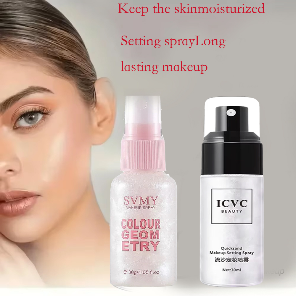 Beauty Makeup Fixer - 30 ミリリットルメイクアップフィクサースプレー防水防汗長期的なオイルコントロール保湿メイクアップ固定設定スプレー化粧品新
