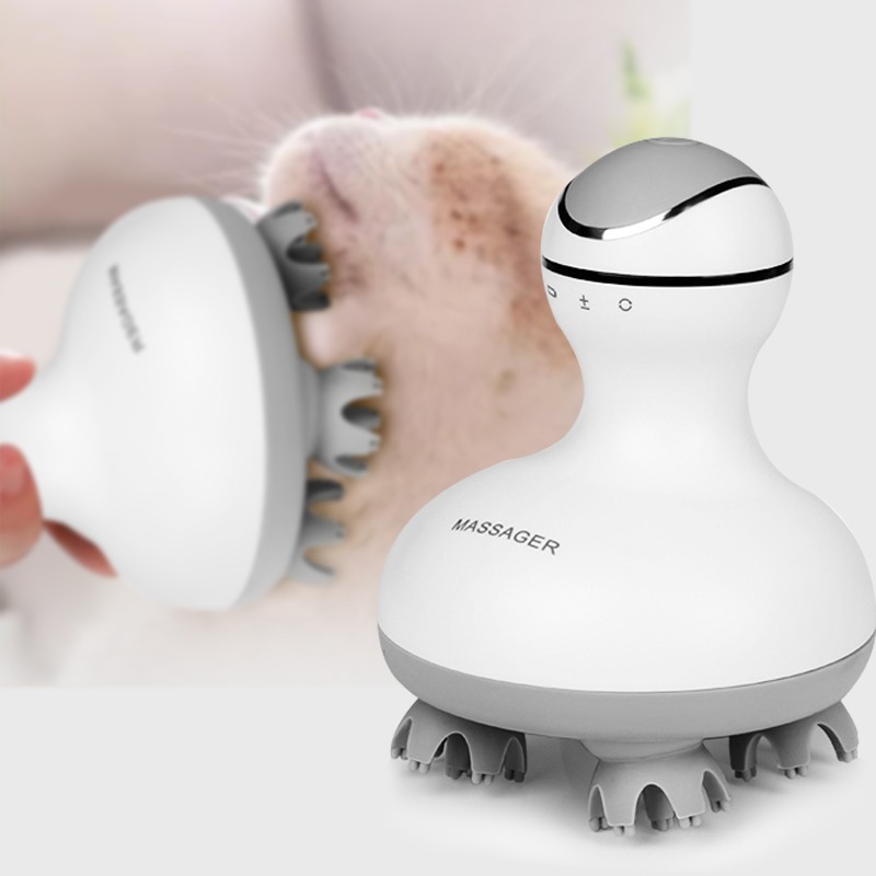 ワイヤレス防水電動ヘッドスカルプマッサージャー（猫・犬用） - Hair Scalp Massager のレビューと価格