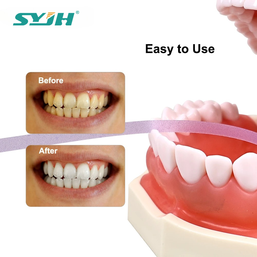 歯磨きストリップロール歯研磨ホワイトニングキット 3 グリッ - Teeth Whitening Strips のレビューと価格