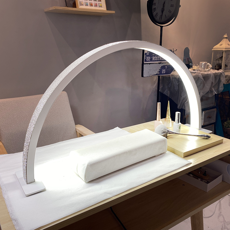 ハーフムーンネイルフィルライトLEDデスクトップアーチリング - Led Ring Light のレビューと価格
