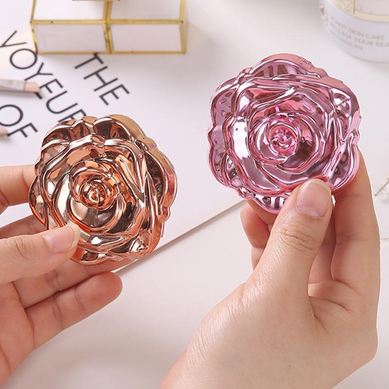 携帯用ミニミラー レトロなバラの花の形をした小型ポケットメイ - Beauty Makeup Girl のレビューと価格