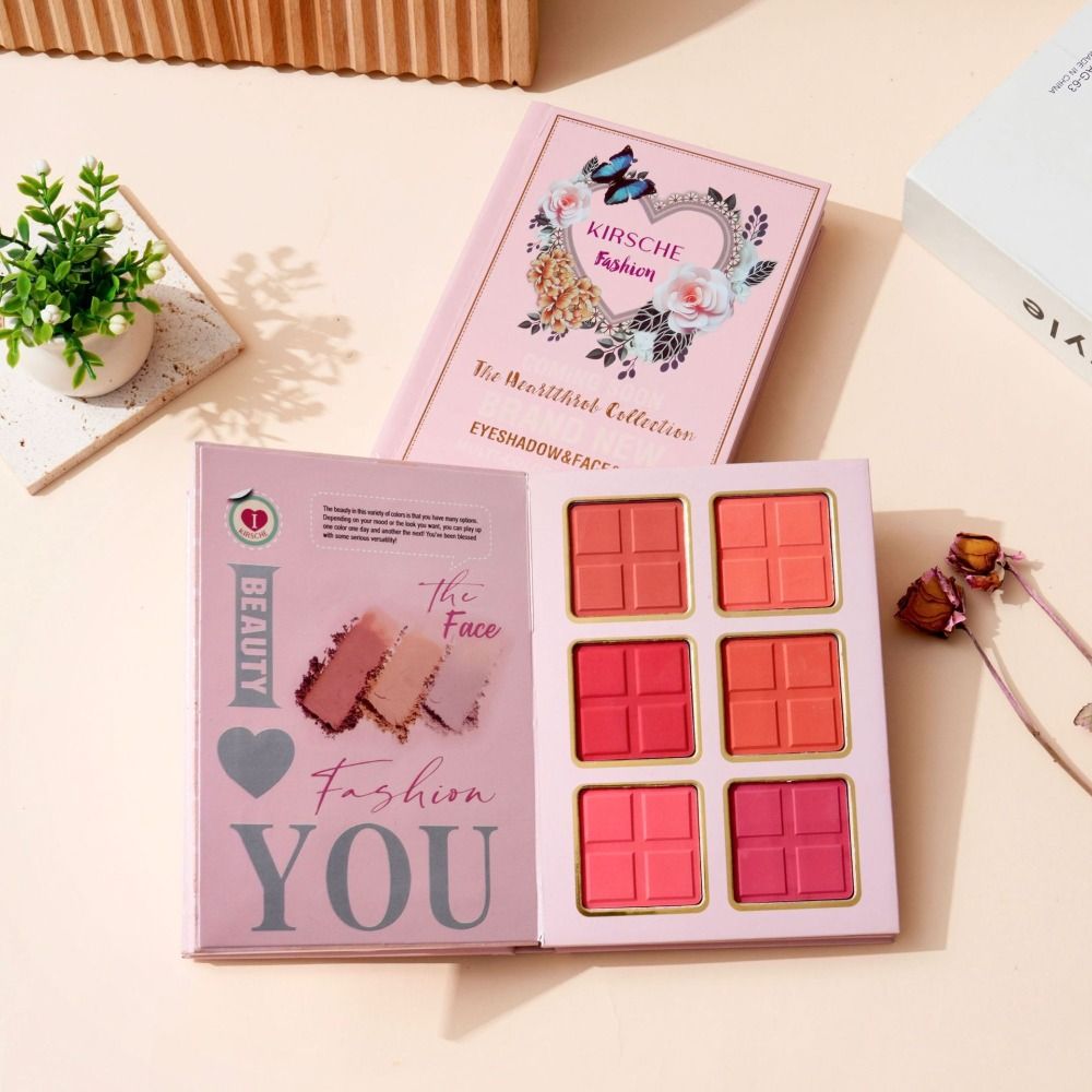 新しいマットメイクアップパレットブックアイシャドウロングラス - Beauty Book Makeup Kit のレビューと価格
