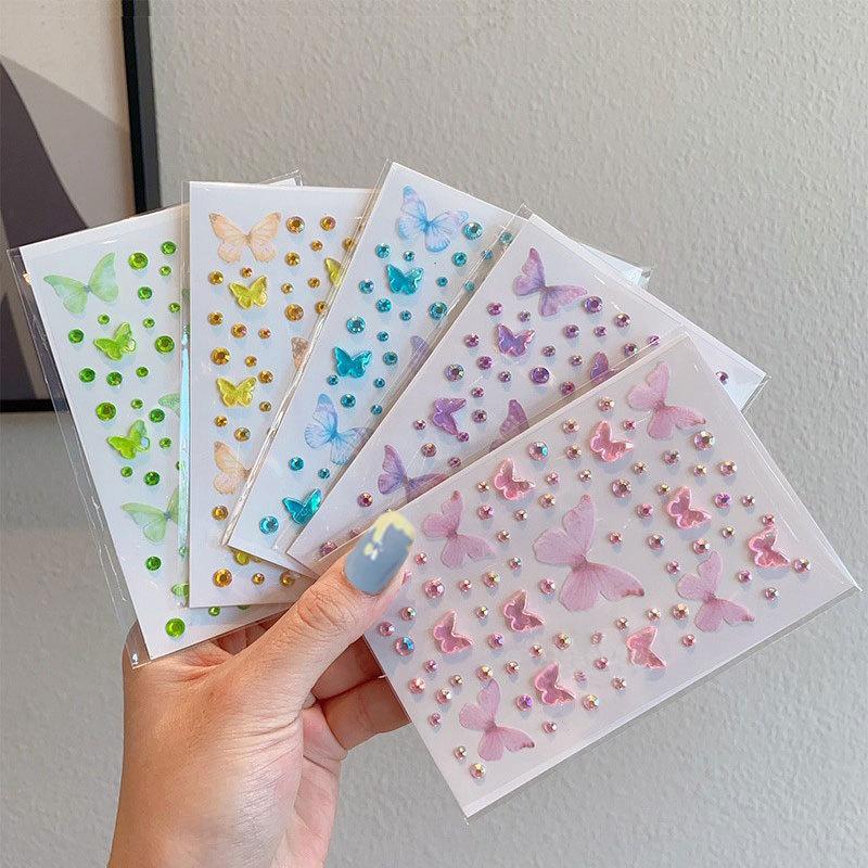 フェイスペインティングステッカー子供用女の子ステッカーグリッ - Eyeshadow Palette のレビューと価格