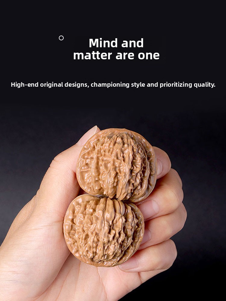 中国風の吉祥天然文玩胡桃四獅頭模様ハンドマッサージフィジェッ - Hair Scalp Massager のレビューと価格