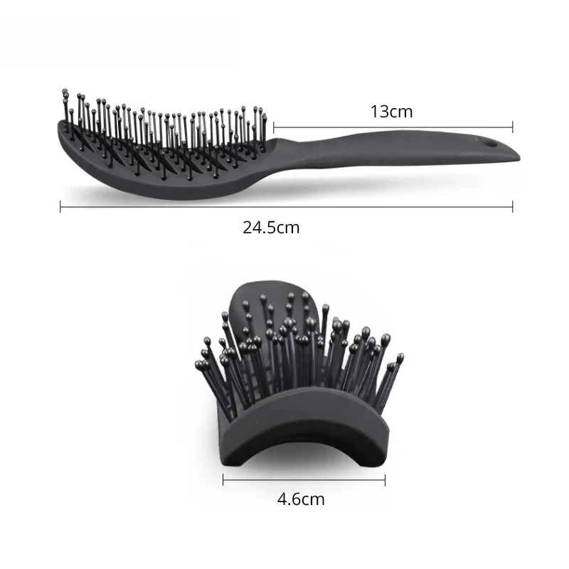 静電気防止カーリーヘアスタイリングブラシ頭皮マッサージコーム - Hair Scalp Massager のレビューと価格