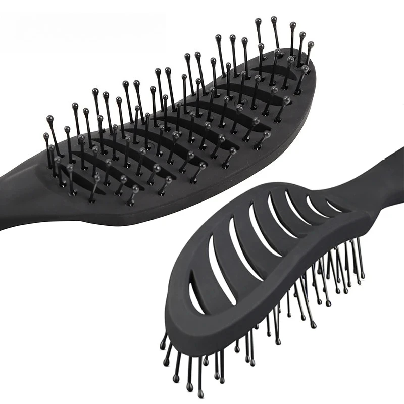 静電気防止カーリーヘアスタイリングブラシ頭皮マッサージコーム - Hair Scalp Massager のレビューと価格