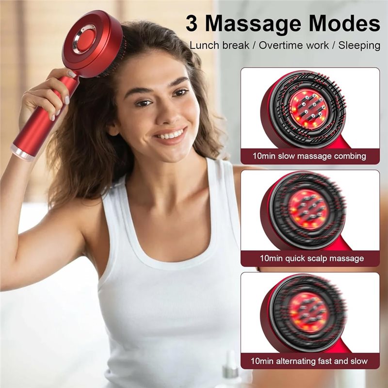 A69T頭皮マッサージブラシ、3-in-1電動ヘッドマッサー - Hair Scalp Massager のレビューと価格