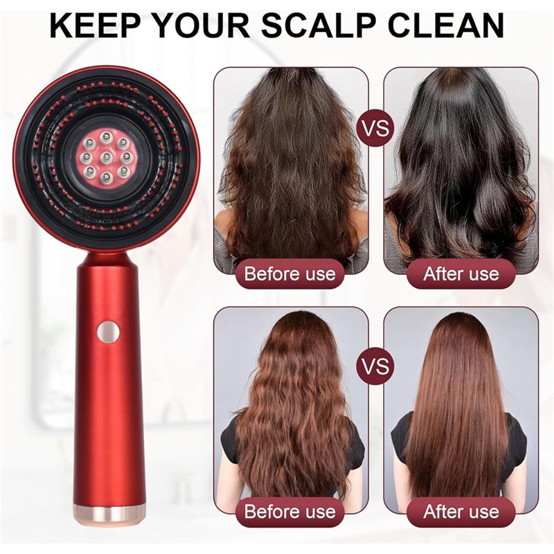 A69T頭皮マッサージブラシ、3-in-1電動ヘッドマッサー - Hair Scalp Massager のレビューと価格