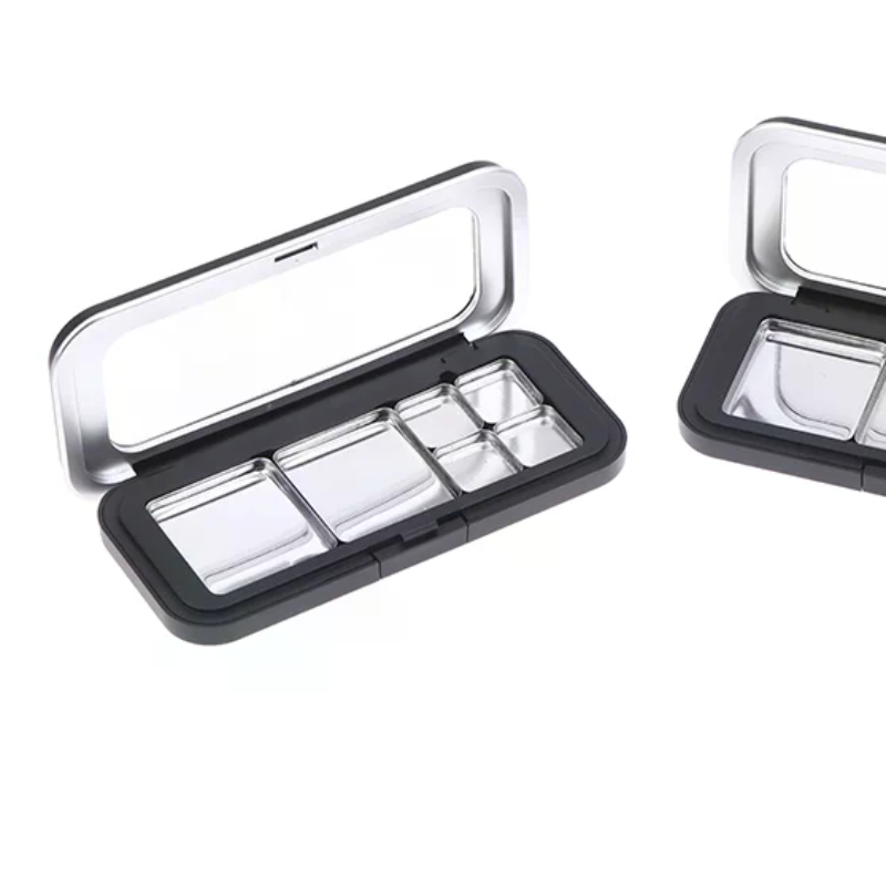 空の磁気アイシャドウパレット詰め替え可能な黒クリアメイクアッ - Eyeshadow Palette のレビューと価格