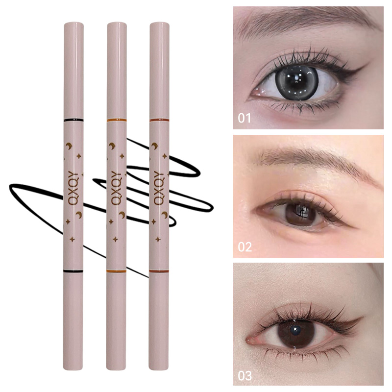 QXQY ダブルヘッドアイライナー、ツーインワンアイブロウペ - Beauty Makeup Tips のレビューと価格