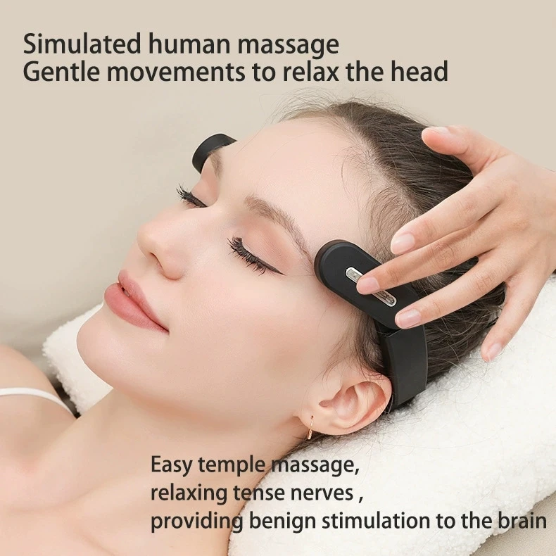 電動3Dヘッドマッサージャー EMS 頭痛 音楽 片頭痛 痛 - Hair Scalp Massager のレビューと価格