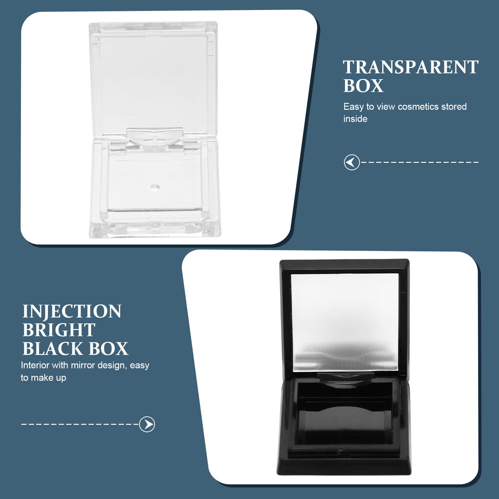 空のアイシャドウパレット4個入り。DIYメイクアップパレット - Eyeshadow Palette のレビューと価格