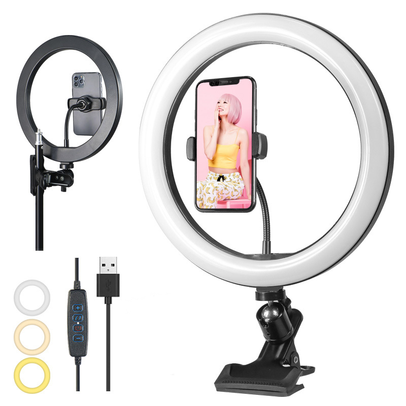 調光可能なLEDリングライト、電話用USB自撮りランプ、ライ - Led Ring Light のレビューと価格