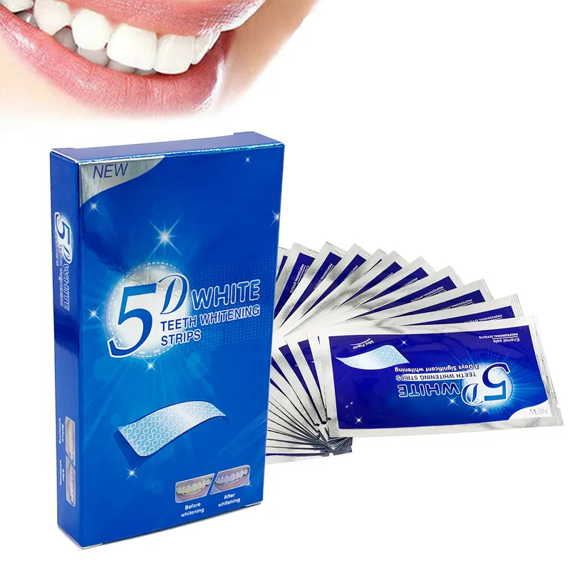 1-12 個 5D ホワイトニング歯ステッカー白い歯ジェル歯 - Teeth Whitening Strips のレビューと価格