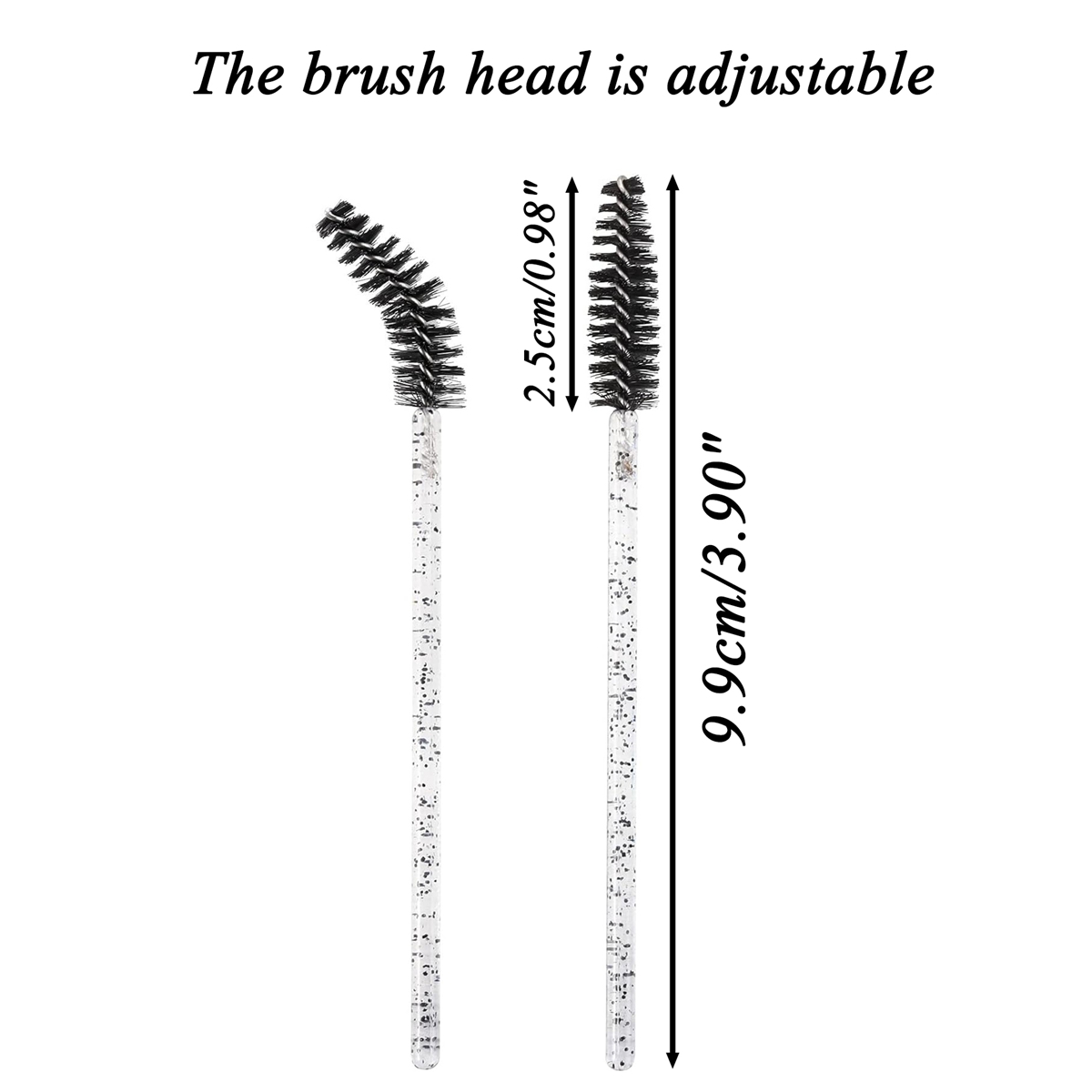 100個使い捨てまつげマスカラブラシ、ワンドアプリケーター眉 - Beauty Makeup Tips のレビューと価格