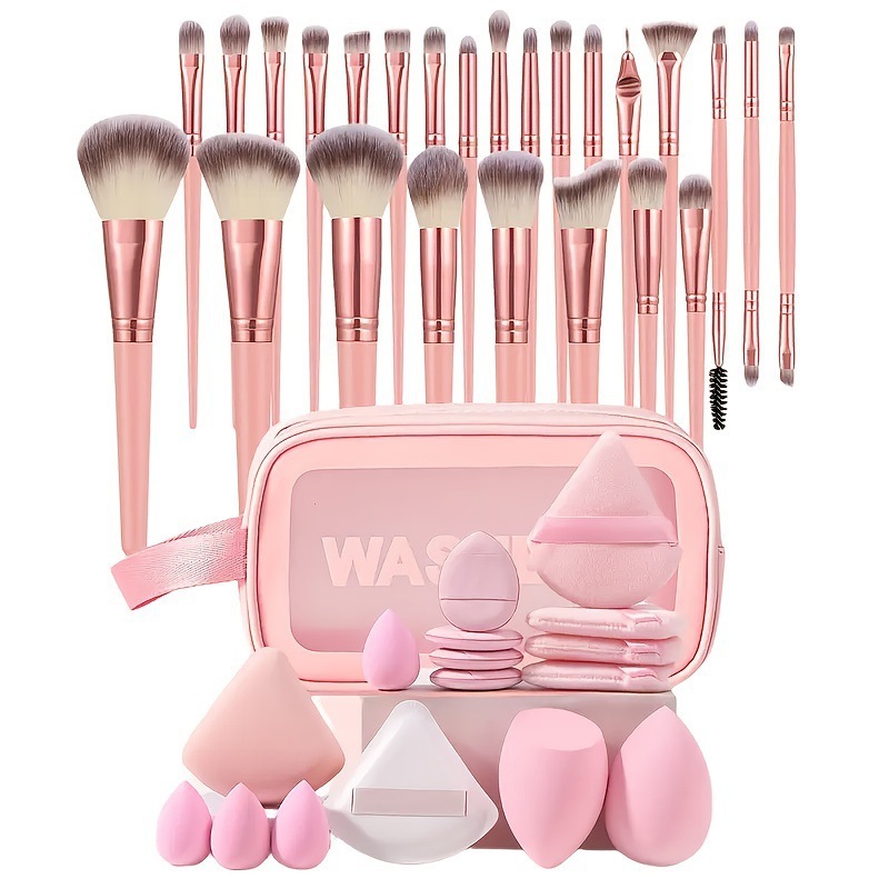 女性と女の子向け40点入りビューティーキット、ブラシ洗浄用メ - Beauty Makeup Girl のレビューと価格