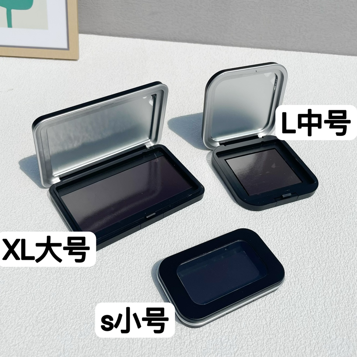鏡付きアイシャドウ化粧箱,空,磁気化粧品,ポータブルパレット - Eyeshadow Palette のレビューと価格