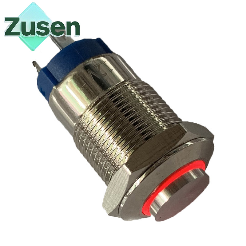 Zusen 12 ミリメートル金属ハイヘッドプッシュボタンス - Led Ring Light のレビューと価格