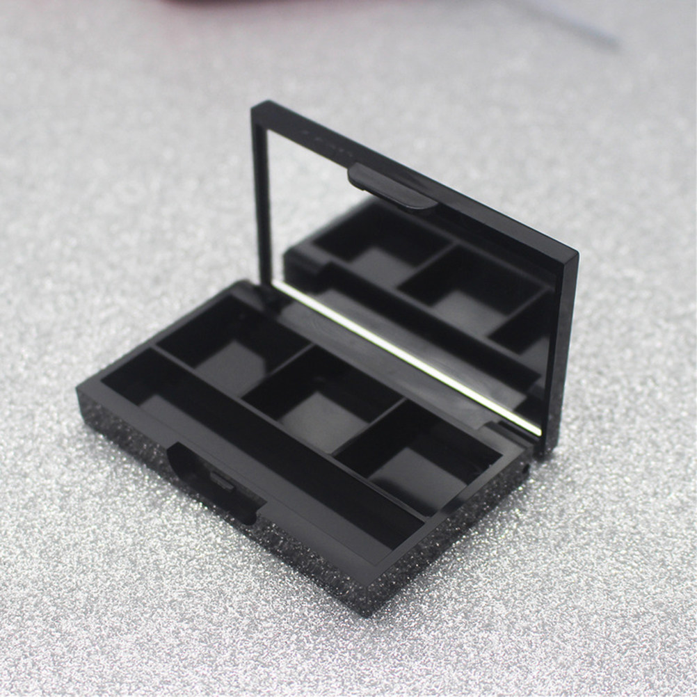 4 個の空のアイシャドウボックス黒ミニサイズ DIY コンパ - Eyeshadow Palette のレビューと価格