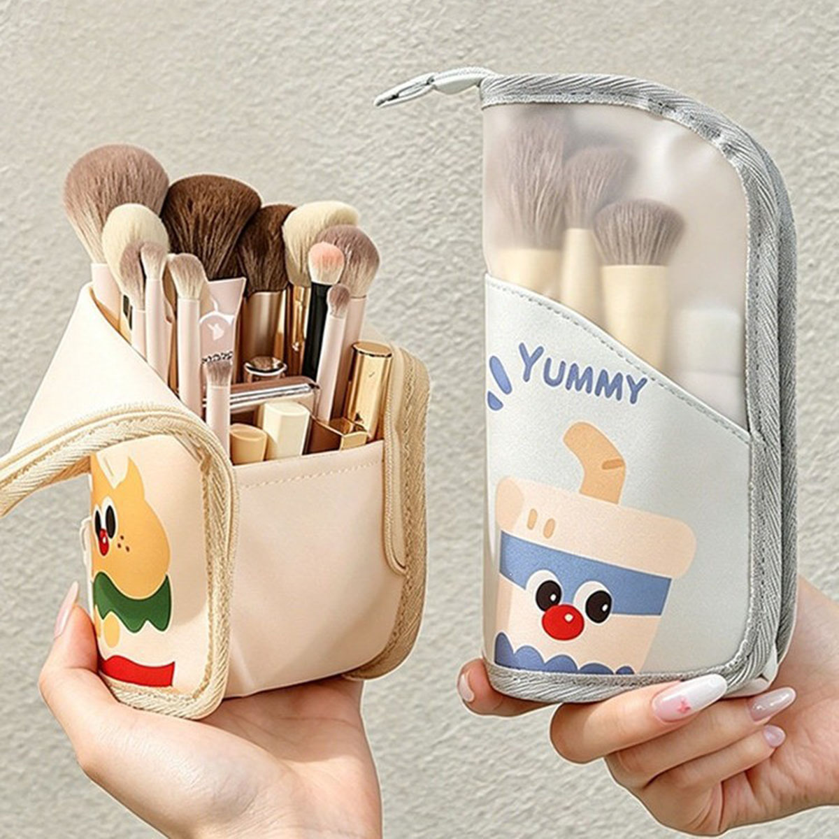 1 個化粧品バッグトラベルスタンド収納メイクアップ下着オーガ - Makeup Organizer のレビューと価格