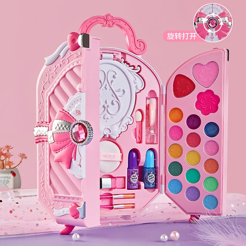 女の子のための安全な化粧品おもちゃ,王女の化粧品,アイシャド - Beauty Makeup Girl のレビューと価格