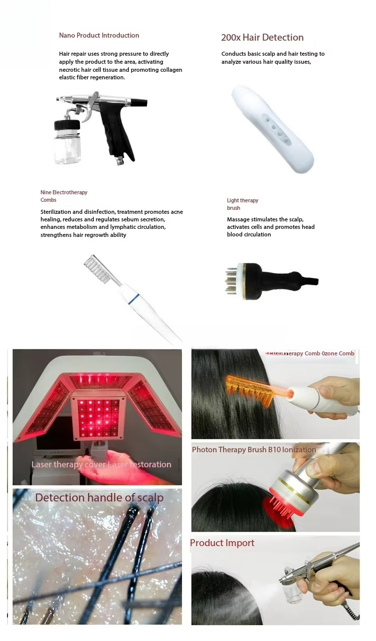 クリアランスブラシ育毛キット 脱毛用電動頭皮マッサージコーム - Hair Scalp Massager のレビューと価格